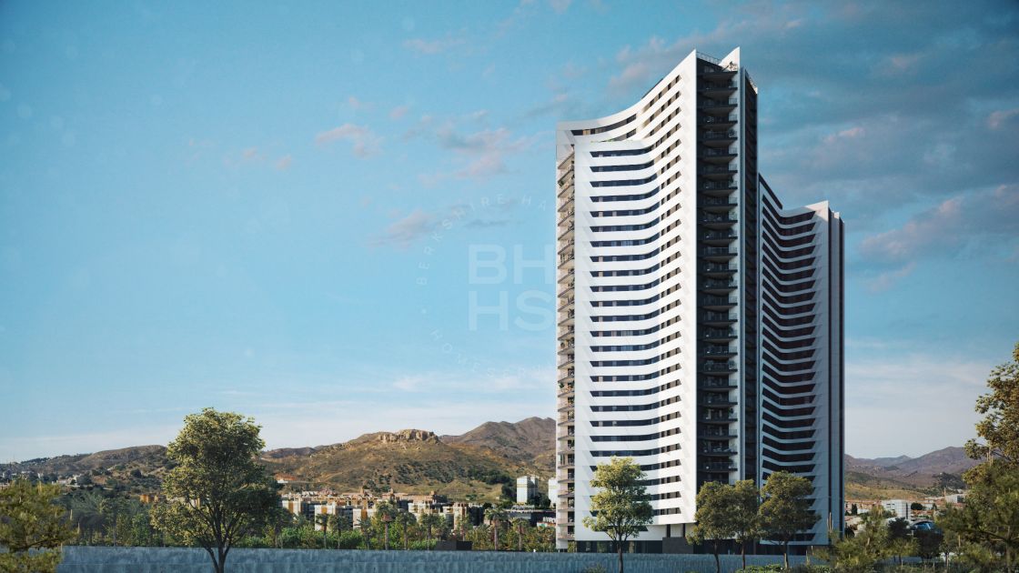 3-bedroom apartment in a cutting edge off-plan complex with panoramic views over Malaga city and the coast