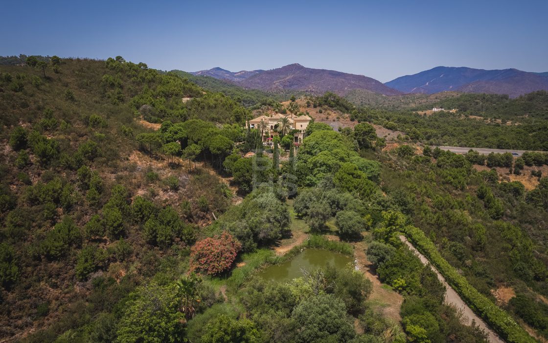 Extremely rare private estate of 40 hectares with sea and mountain views in Benahavís