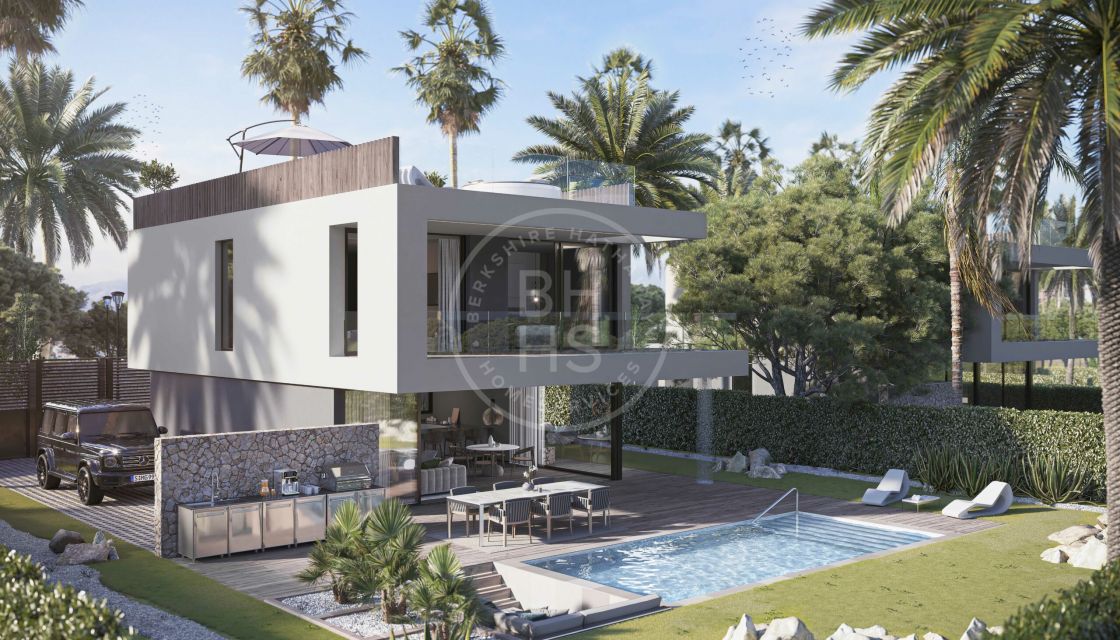 Spectacular off-plan villa in a new development located between Puerto Banús and Estepona
