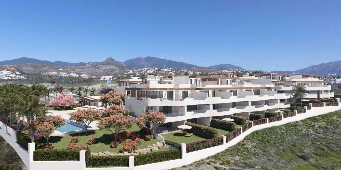 Contemporary apartment in an off-plan complex in Estepona, walking distance to the beach