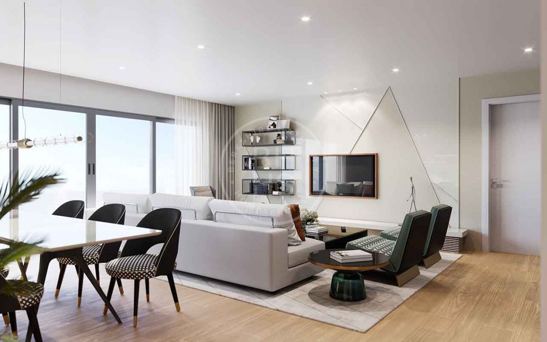 Apartamento en un complejo residencial de poca altura con vistas panorámicas al mar en Fuengirola