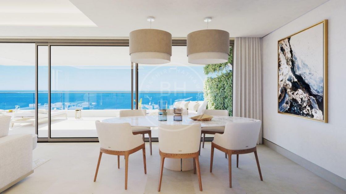 Exclusive listing: Modern apartment with panoramic sea views in a new project of luxury homes on the western coastline of Málaga