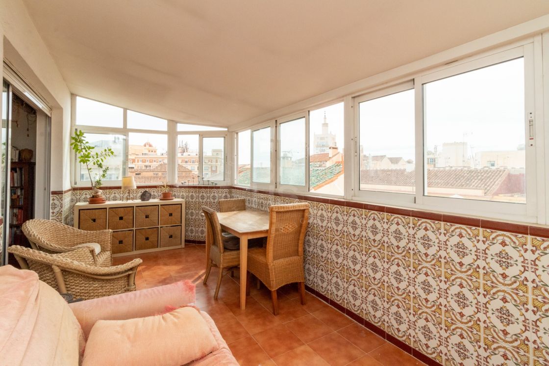 Magnificent penthouse with panoramic views in the heart of Malaga’s historic centre