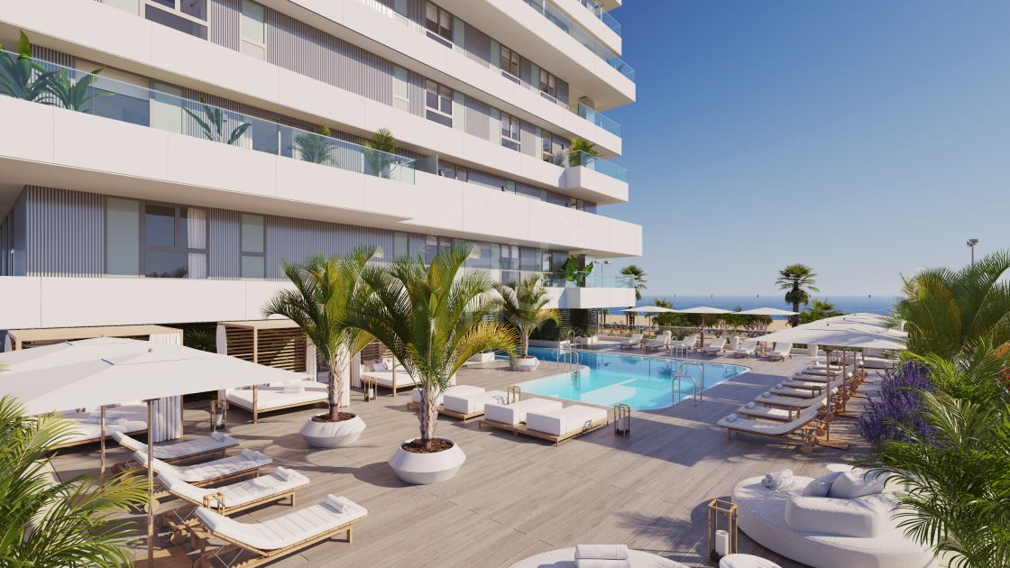Modern apartment in a new project of luxury homes with panoramic sea views on the western coastline of Málaga