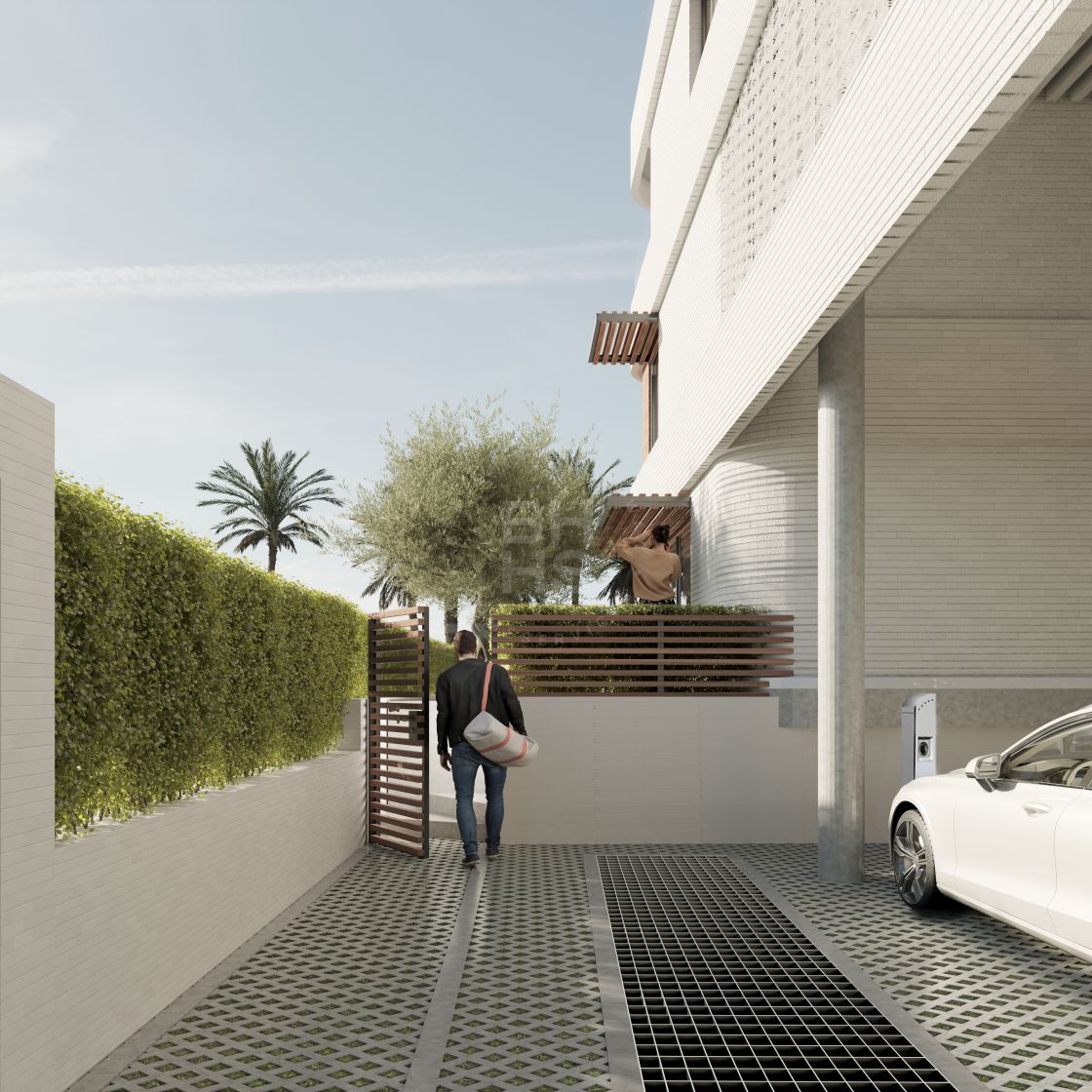 Contemporary duplex penthouse with panoramic sea views in El Limonar