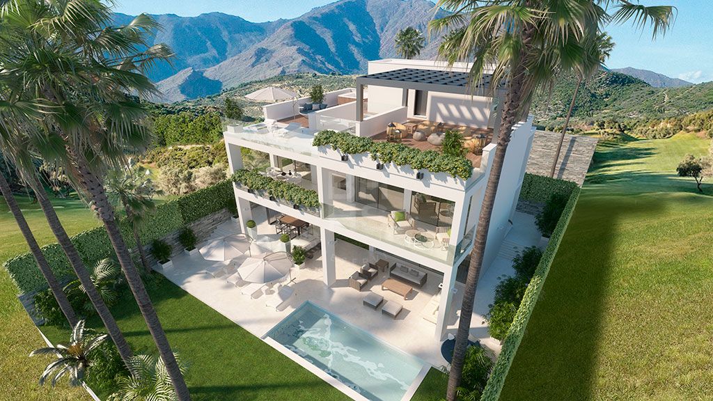 Modern off-plan villa next to El Campanario golf course, on the New Golden Mile