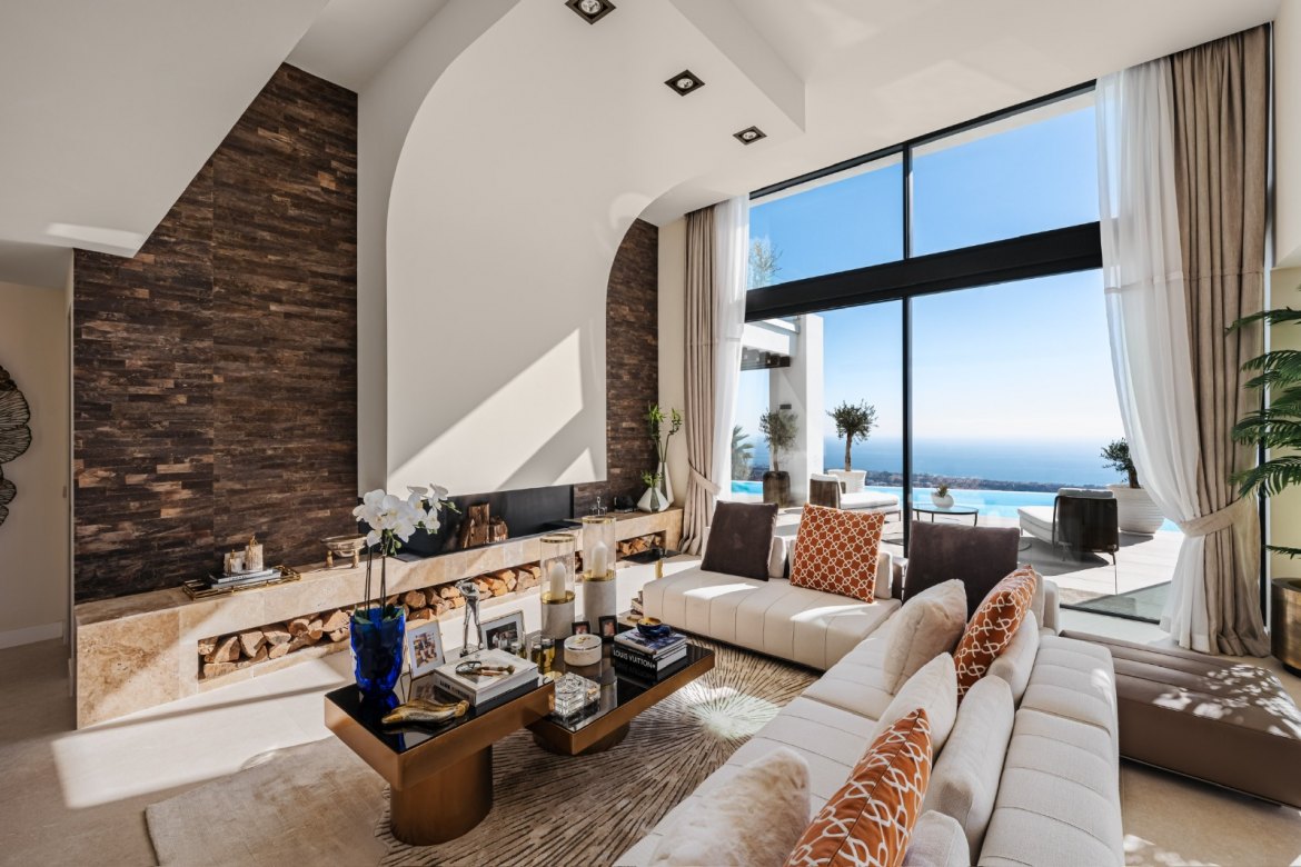 Housing Prices in Andalusia- marbella villa with views