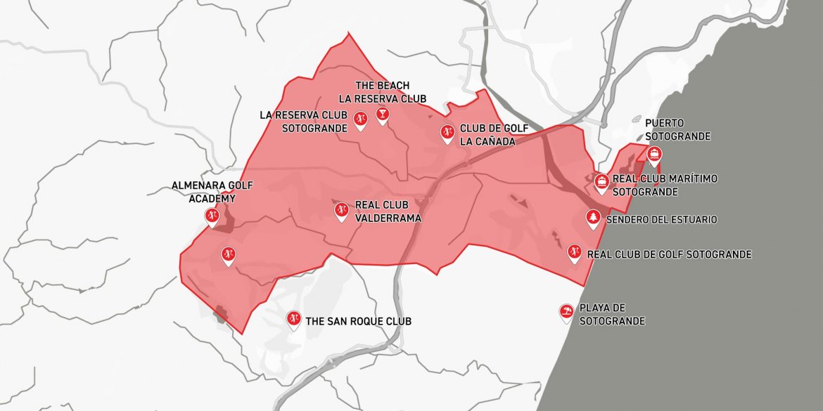 Sotogrande Area Guide Map