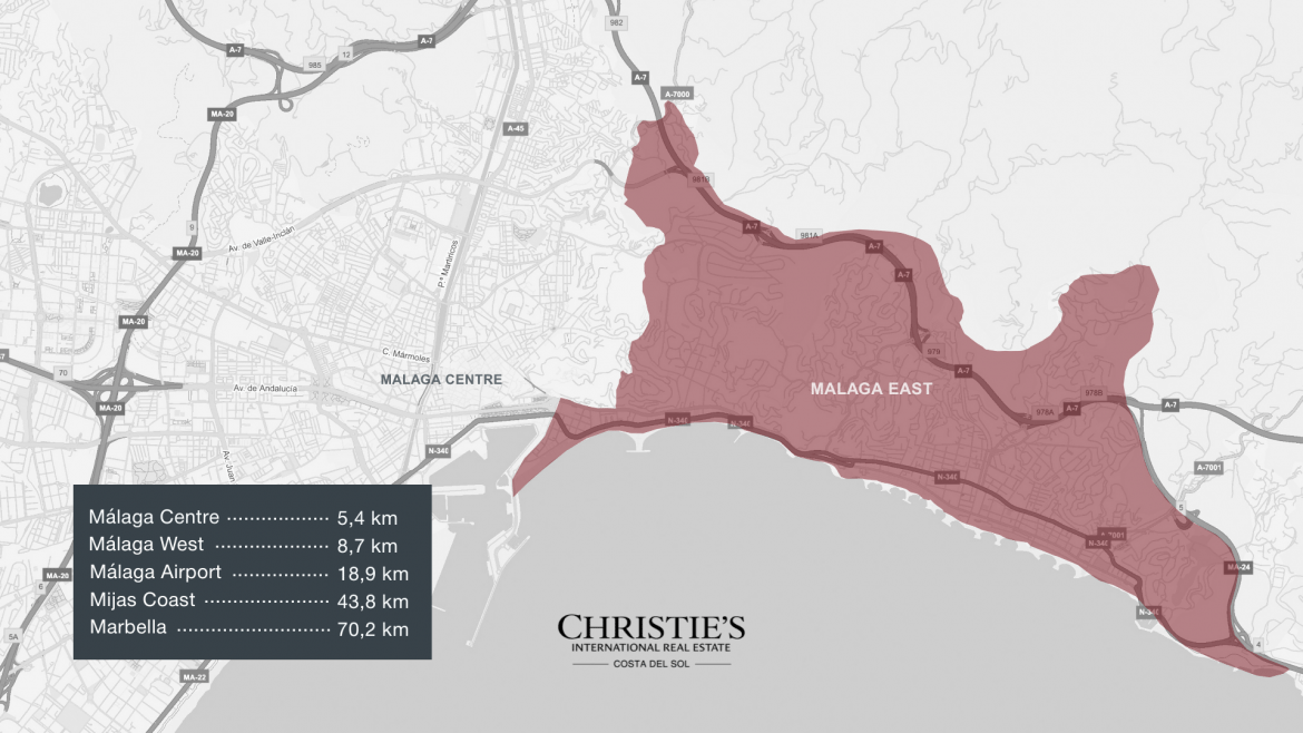 Malaga Este Mapa