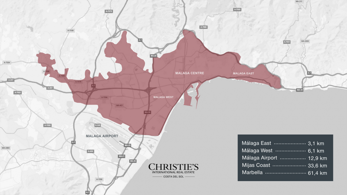 Málaga Map