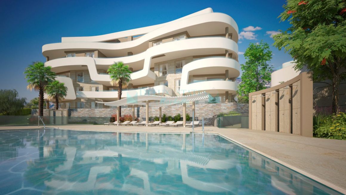 Fantástico apartamento en un lujoso complejo a la venta en Mijas Costa, Costa del Sol