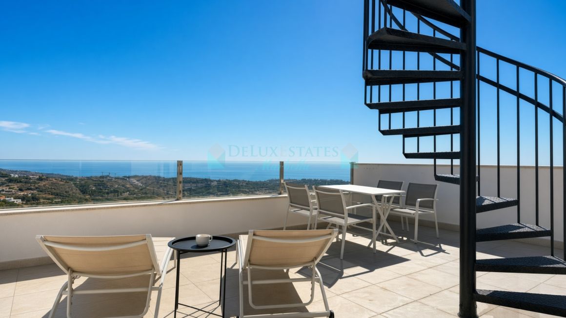 Exclusive Corner Penthouse with Open Sea and Mountain Views
