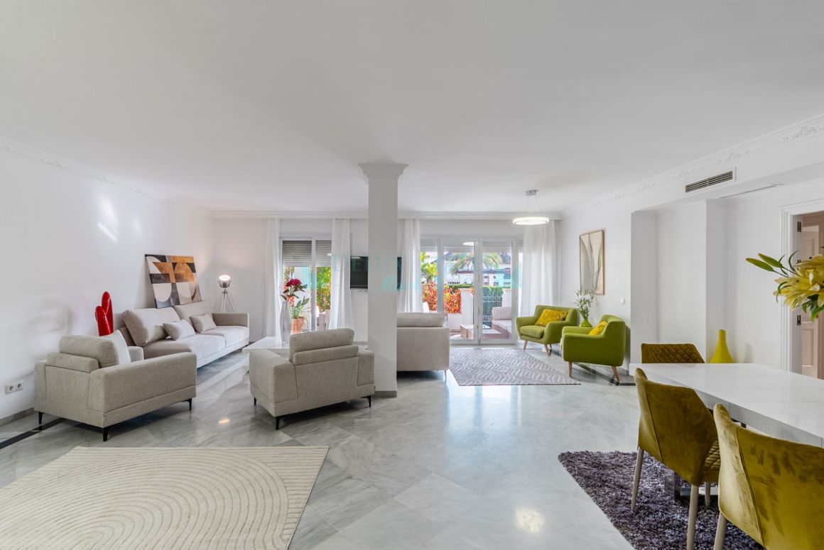 Apartamento Planta Baja en alquiler en Marbella Golden Mile