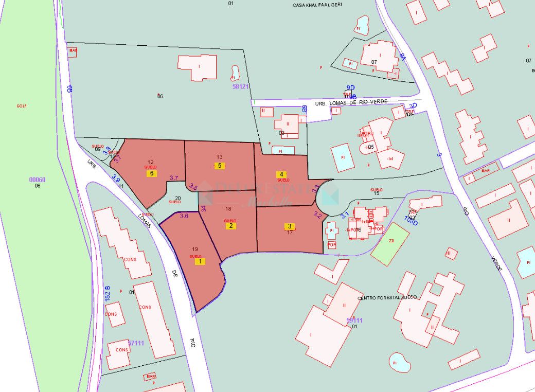 Plot for sale in Marbella Golden Mile