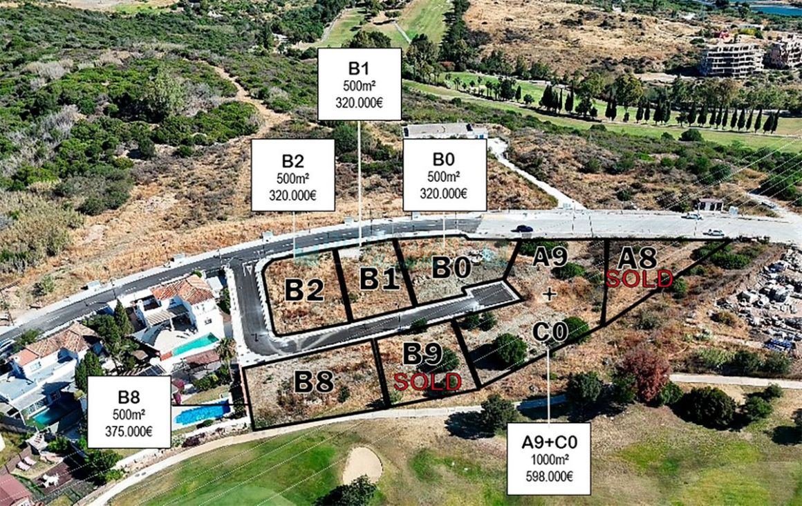 Parcela Residencial en venta en Estepona