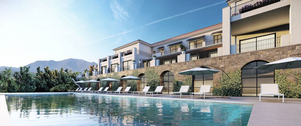 The Patio Marbella community pool