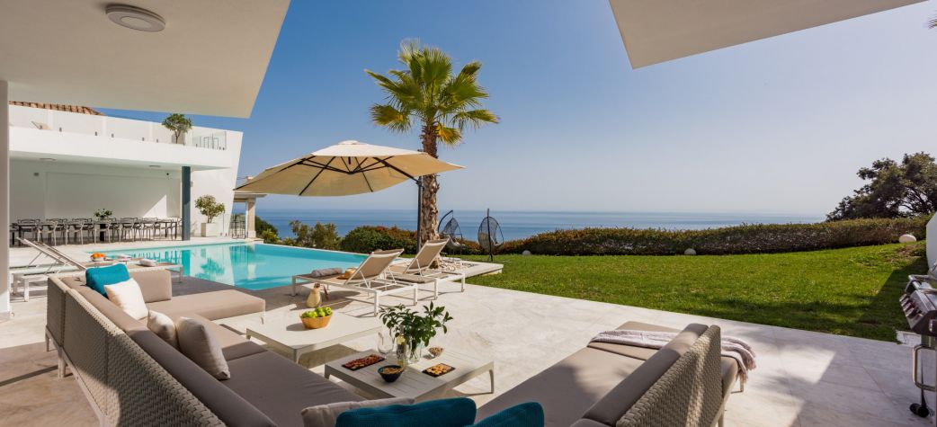 villa vistas mar marbella