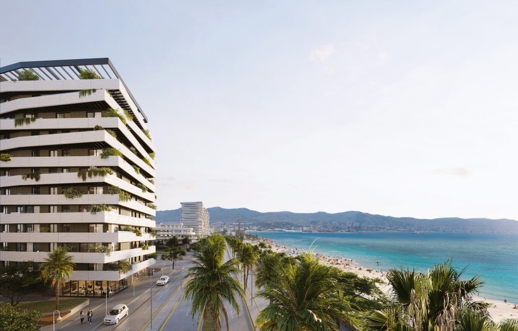 Luxury apartment in a uniquely designed tower by the sea on Málaga’s 'Golden Mile