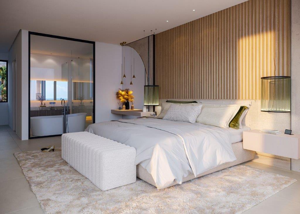 Villa única de nueva obra a construir con impresionantes vistas al mar en la nueva Milla de Oro, Estepona