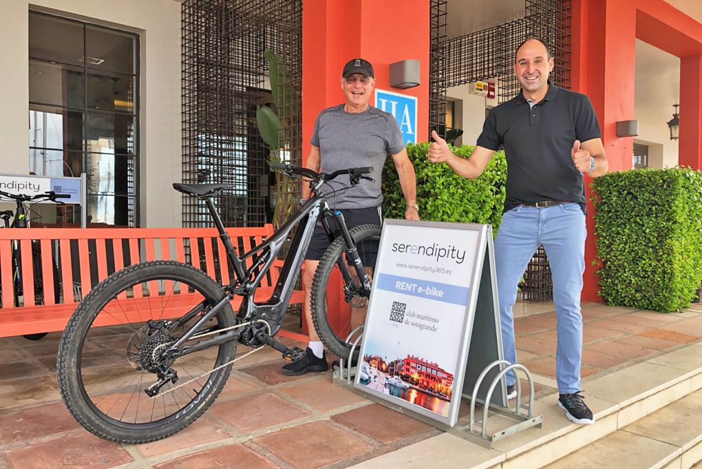 Test drive of Serendipity’s E-Bike at Sotogrande!