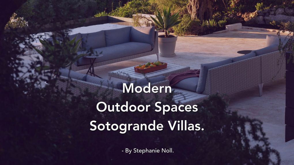 The new must-have in Sotogrande in 2021: Outdoor Area! 