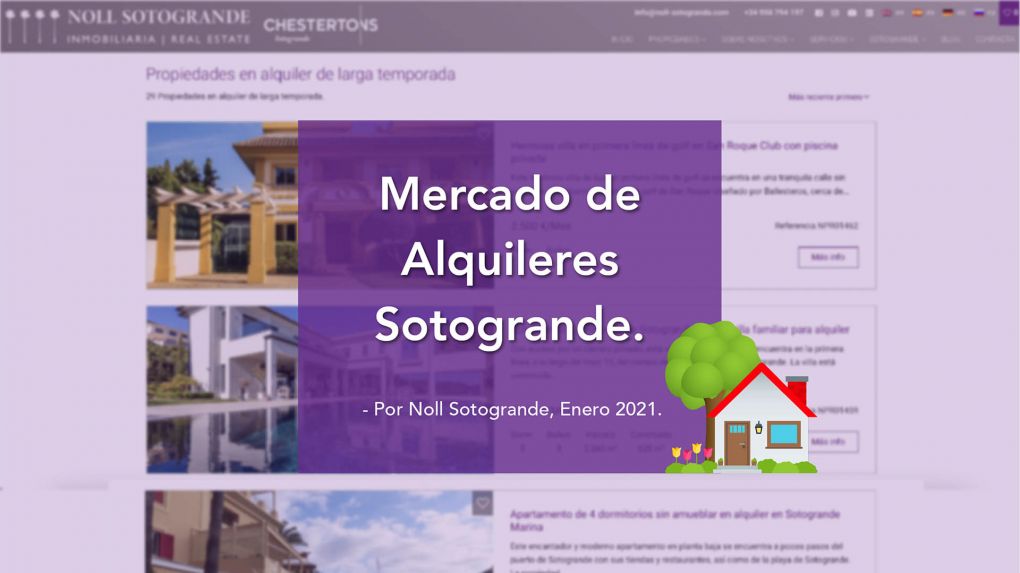 Noll Sotogrande informa una sorpresivo aumento de alquileres en Sotogrande