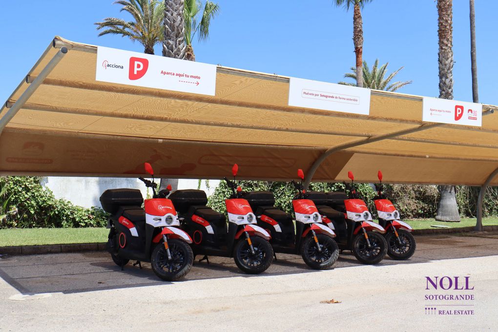 Sotogrande goes electric and silent 2022 - Acciona Bike Parking Club Maritimo