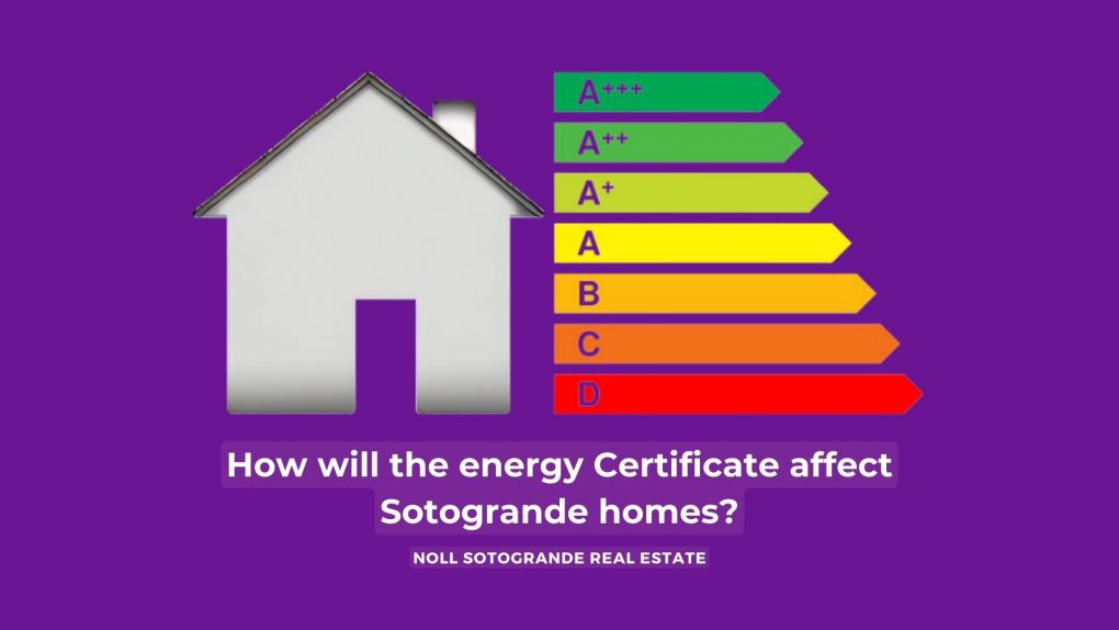 How will the energy certificate affect Sotogrande homes