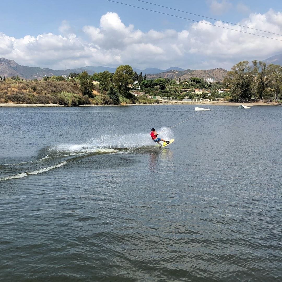 cableski Guadalmina lake Medranas