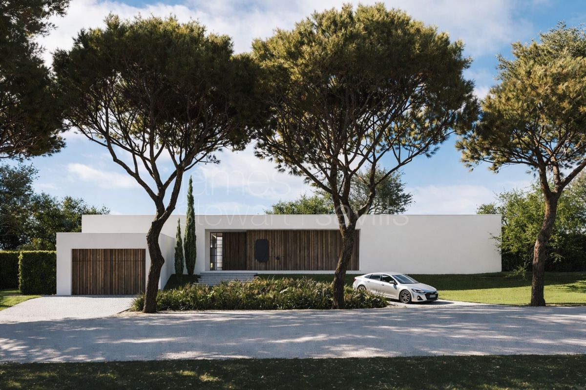 Nuevo proyecto. Villa de arquitectura contemporánea en Sotogrande - EXCLUSIVA