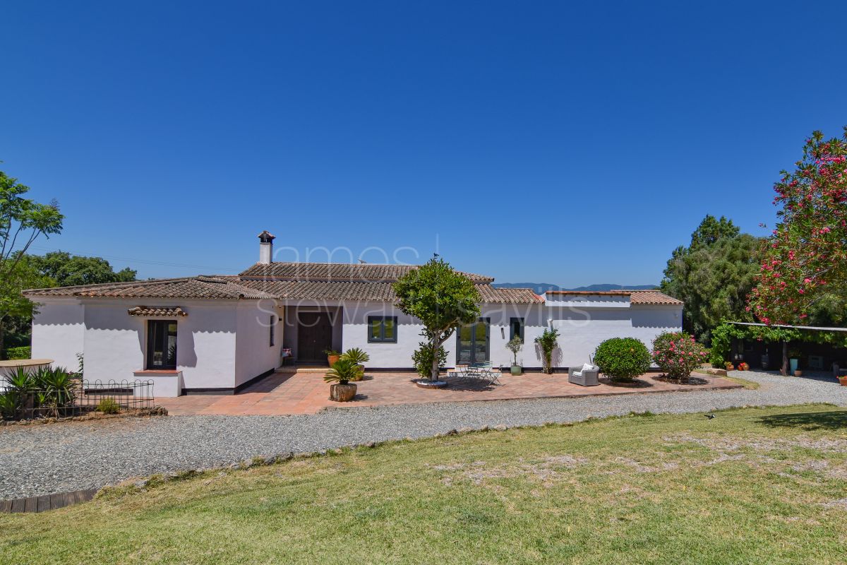 Fantastic country house with stables on just over 6 acres of land only 10 mins from the coast