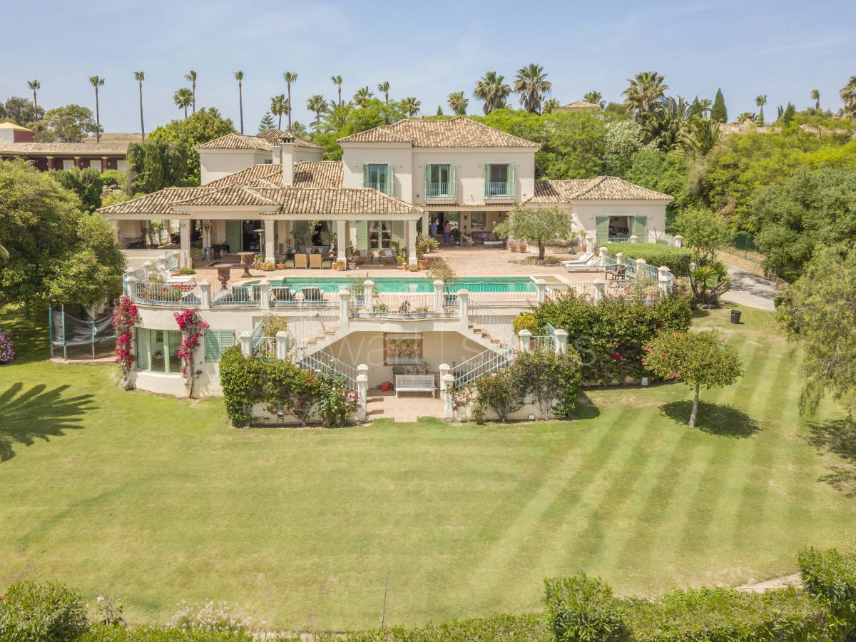 A very special property on a small cul-de-sac in Sotogrande Alto overlooking Sotogrande and the San Roque Club