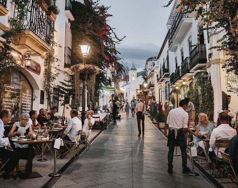 Fotografía del casco antiguo de Marbella 