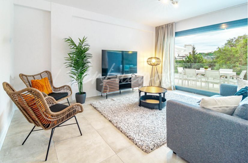 Contemporary Two-Bedroom Apartment with Expansive Terrace and Resort ...
