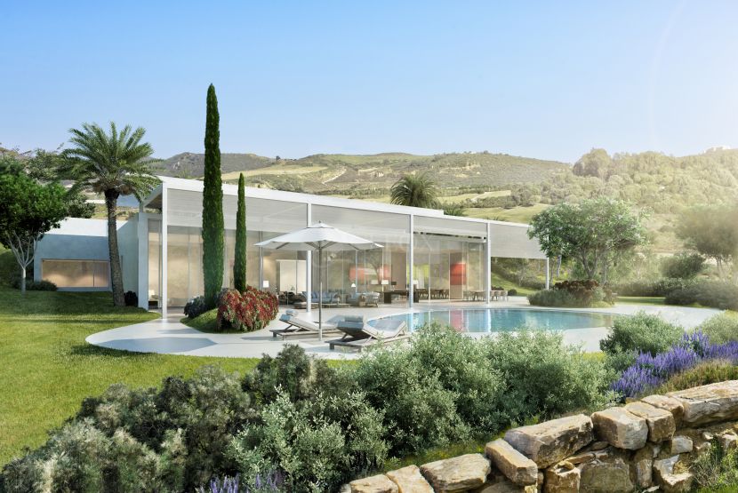 Signature villa, frontline golf, for sale at Finca Cortesin