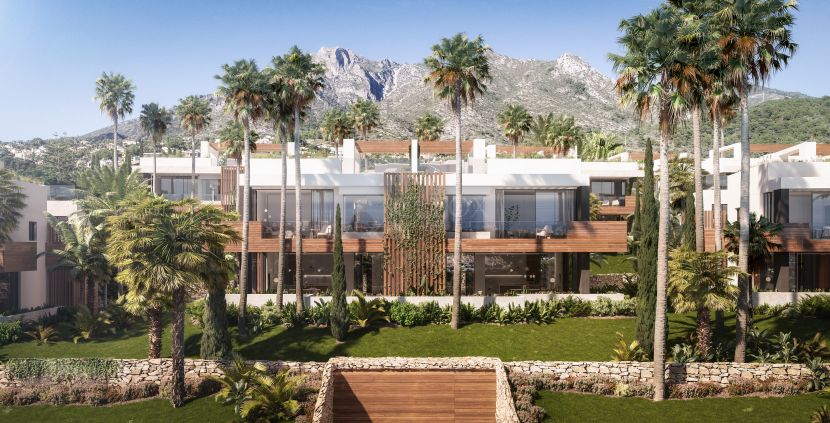 Luxury semi detached villas in Sierra Blanca, Marbella golden mile