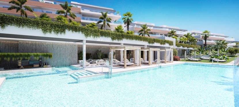 New development of modern apartments for sale in Marbella east with panoramic views
