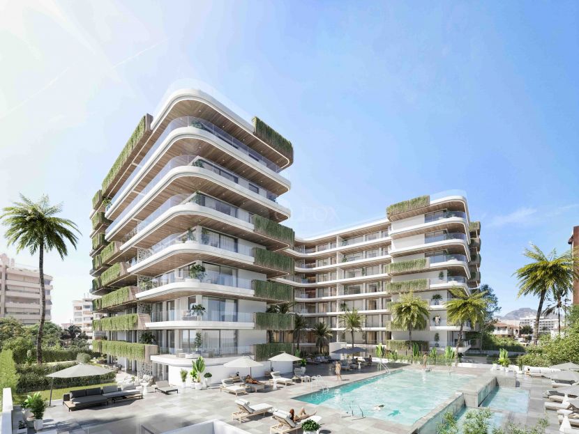 Nueva promoción de apartamentos modernos en el centro de Fuengirola a 100 m de la playa