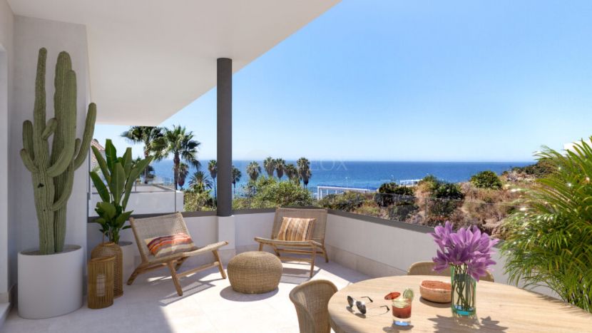 Exclusive Homes in Mijas Costa, with Sea Views, just 2 Minutes from Playa Marina.