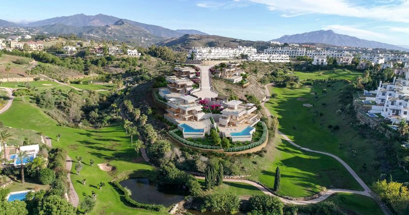 6 villas modernas llave en mano en primera linea de golf con vistas panorámicas