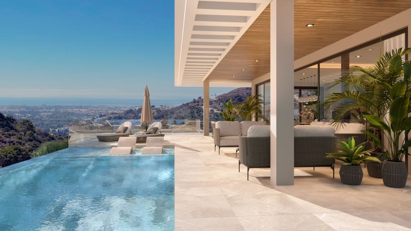 Villa Alfa- Luxurious Modern Villa in Prestigious El Madroñal, Benahavís with Panoramic Sea Views