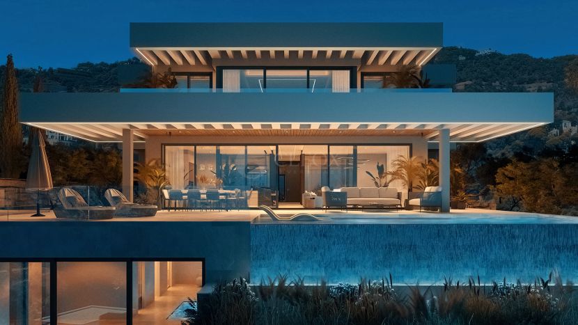 Discover Contemporary Luxury at Villa Omega in prestigious area Madroñal, Benahavis