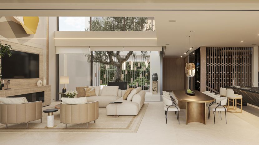Villa Pareada en venta en Marbella Golden Mile, Marbella