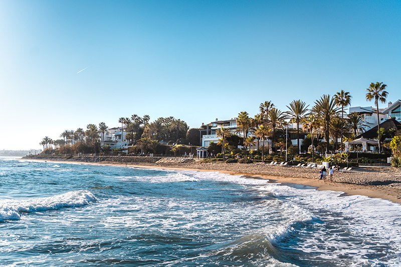 Playa de Nagüeles - one of the best beaches in Marbella