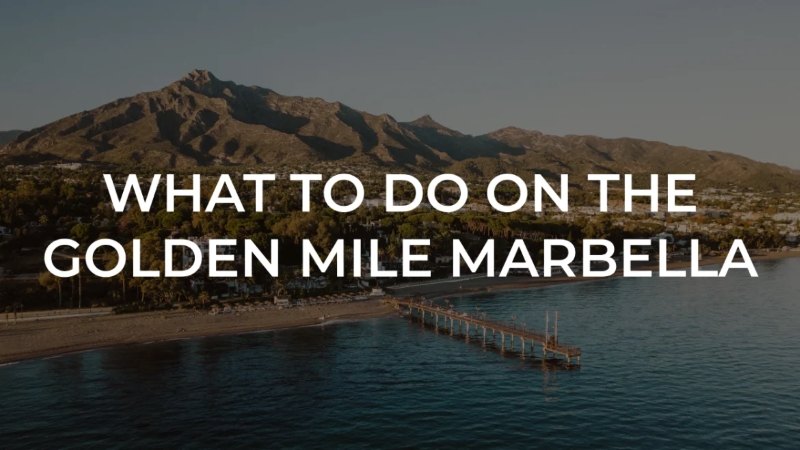 what to do on the Golden Mile Marbella