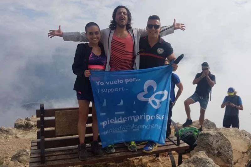 Rafael Amargo, danced on top of La Concha to bring awareness to Epidermolysis bullosa or EB (DEBRA Spain), one of volunteering opportunities in Marbella