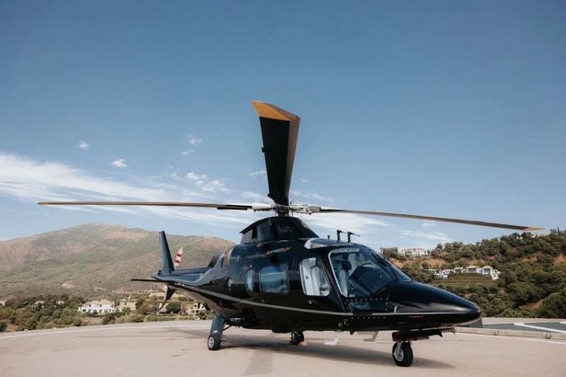 helicopter services in La Zagaleta