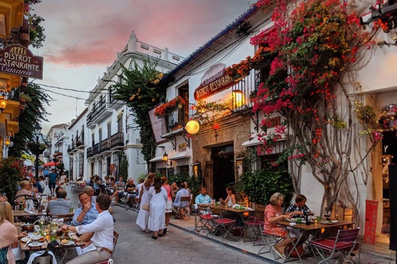 restaurants in old town, Marbella