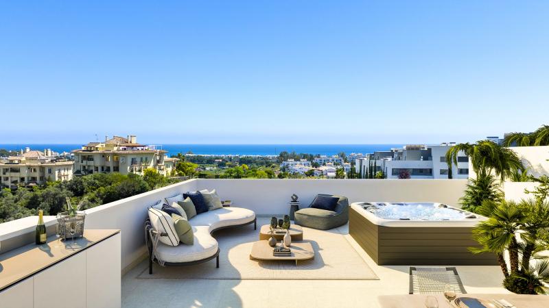 New project in the New Golden Mile with spectacular sea views