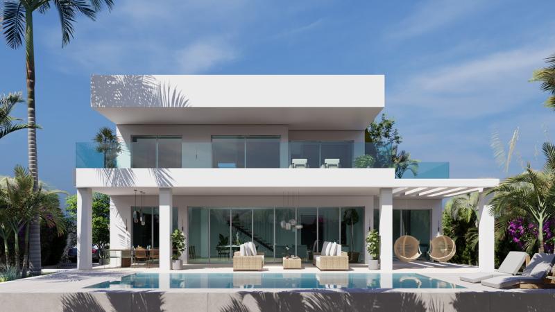 Nieuw gebouwde villa aan het strand van San Pedro de Alcántara